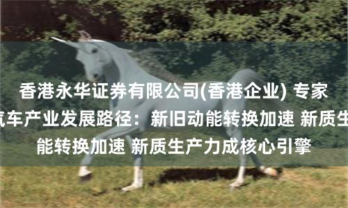 香港永华证券有限公司(香港企业) 专家热议“十五五”汽车产业发展路径：新旧动能转换加速 新质生产力成核心引擎