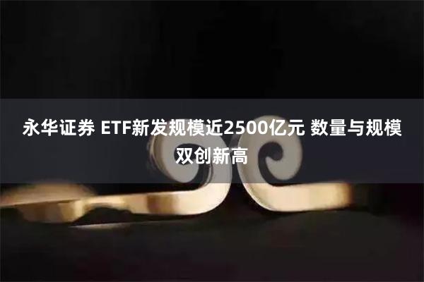 永华证券 ETF新发规模近2500亿元 数量与规模双创新高